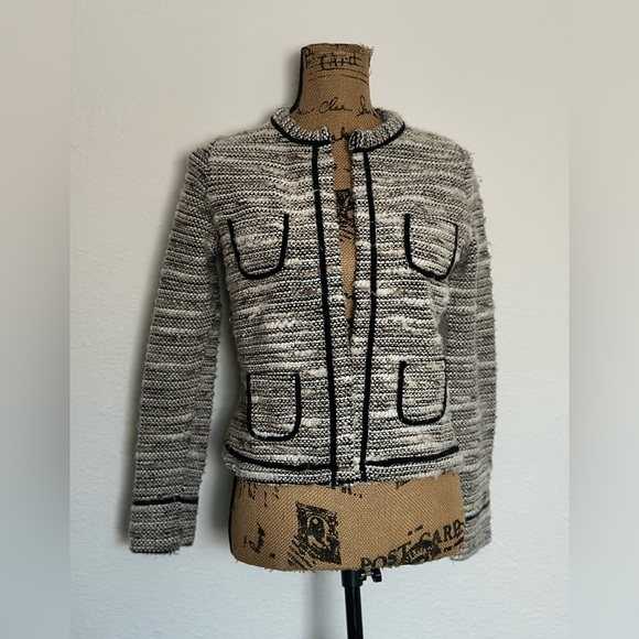 LOFT Chanel Style woven spring jacket - Picture 2 of 2